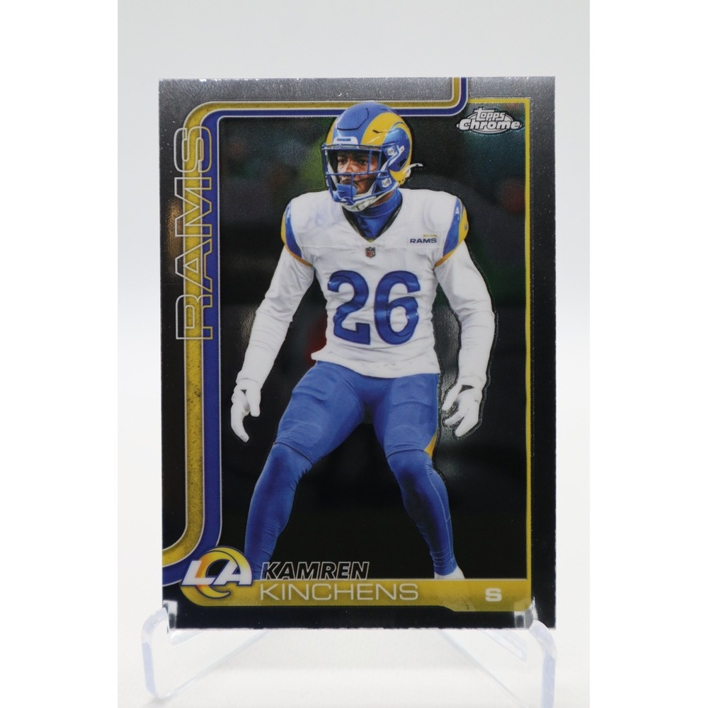 2025 Topps Chrome Football Base #174 Kamren Kinchens Rams